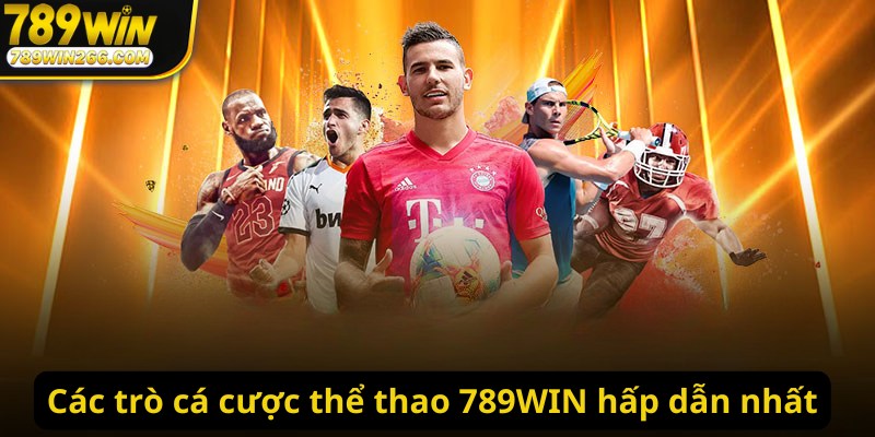 Các trò cá cược thể thao 789WIN hấp dẫn nhất