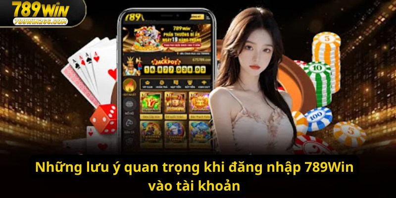 Những lưu ý quan trọng khi đăng nhập 789Win vào tài khoản